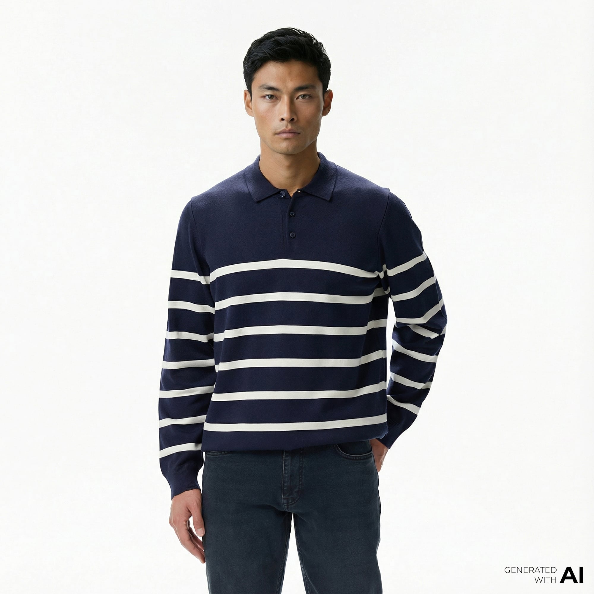  Nautica Erkek Lacivert Regular Fit Kazak