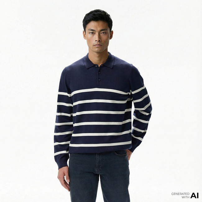  Nautica Erkek Lacivert Regular Fit Kazak