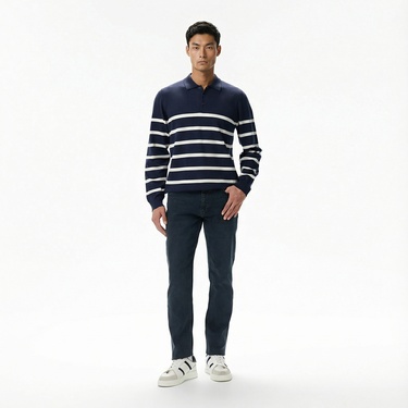  Nautica Erkek Lacivert Regular Fit Kazak