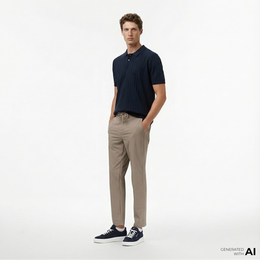  Nautica Erkek Kahverengi Jogger Fit Pantolon
