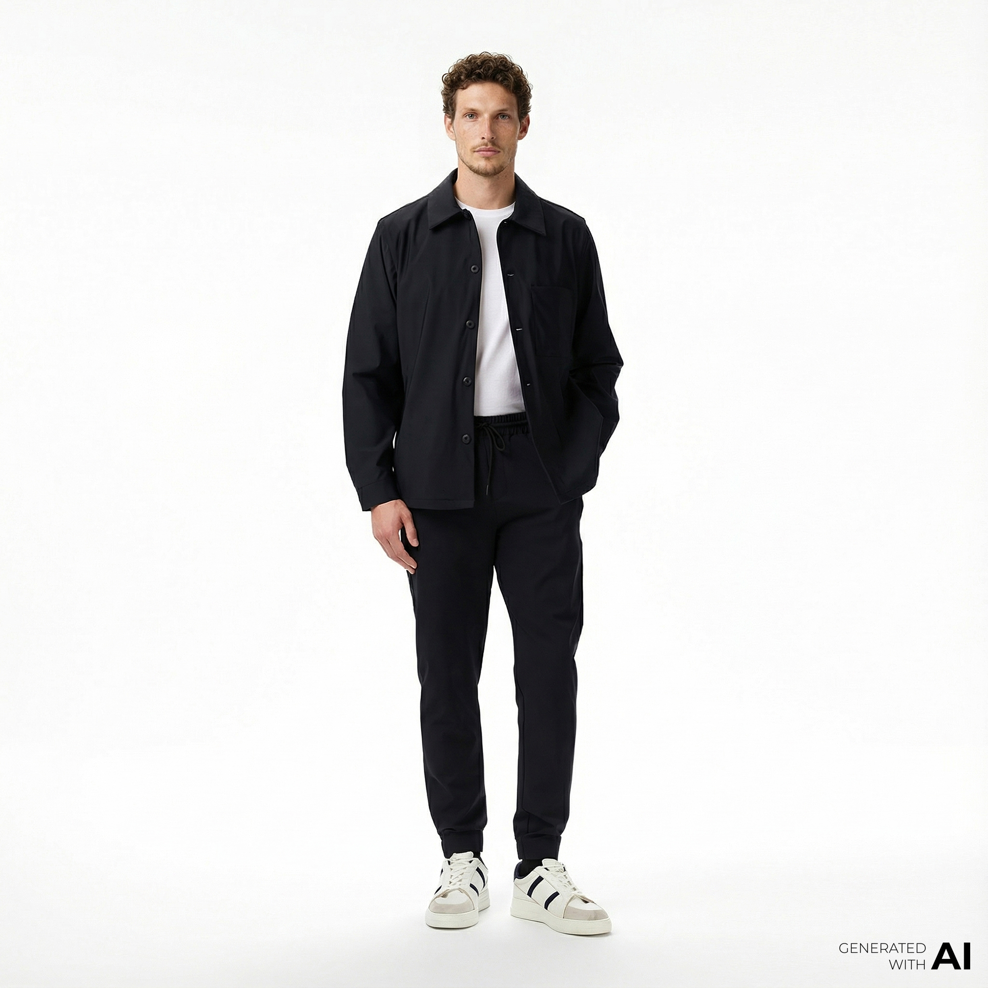  Nautica Erkek Siyah Classic Fit Eşofman Altı