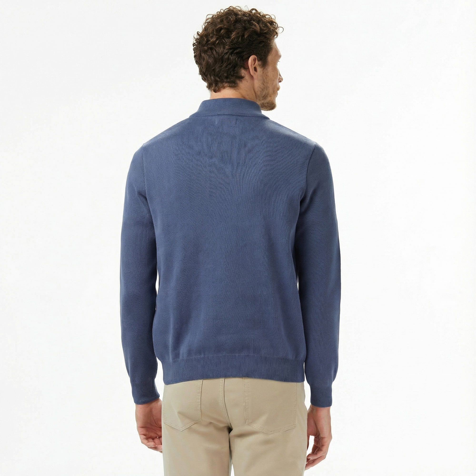  Nautica Erkek Mavi Classic Fit Kazak