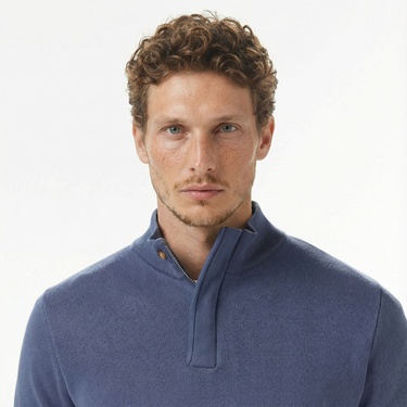  Nautica Erkek Mavi Classic Fit Kazak