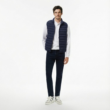  Nautica Erkek Lacivert Su İtici Özellikli Yelek