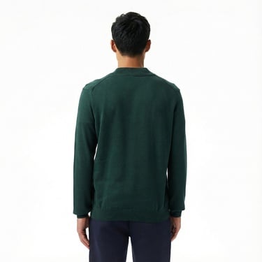  Nautica Erkek Yeşil Classic Fit Kazak