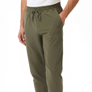  Nautica Erkek Yeşil Classic Fit Eşofman Altı