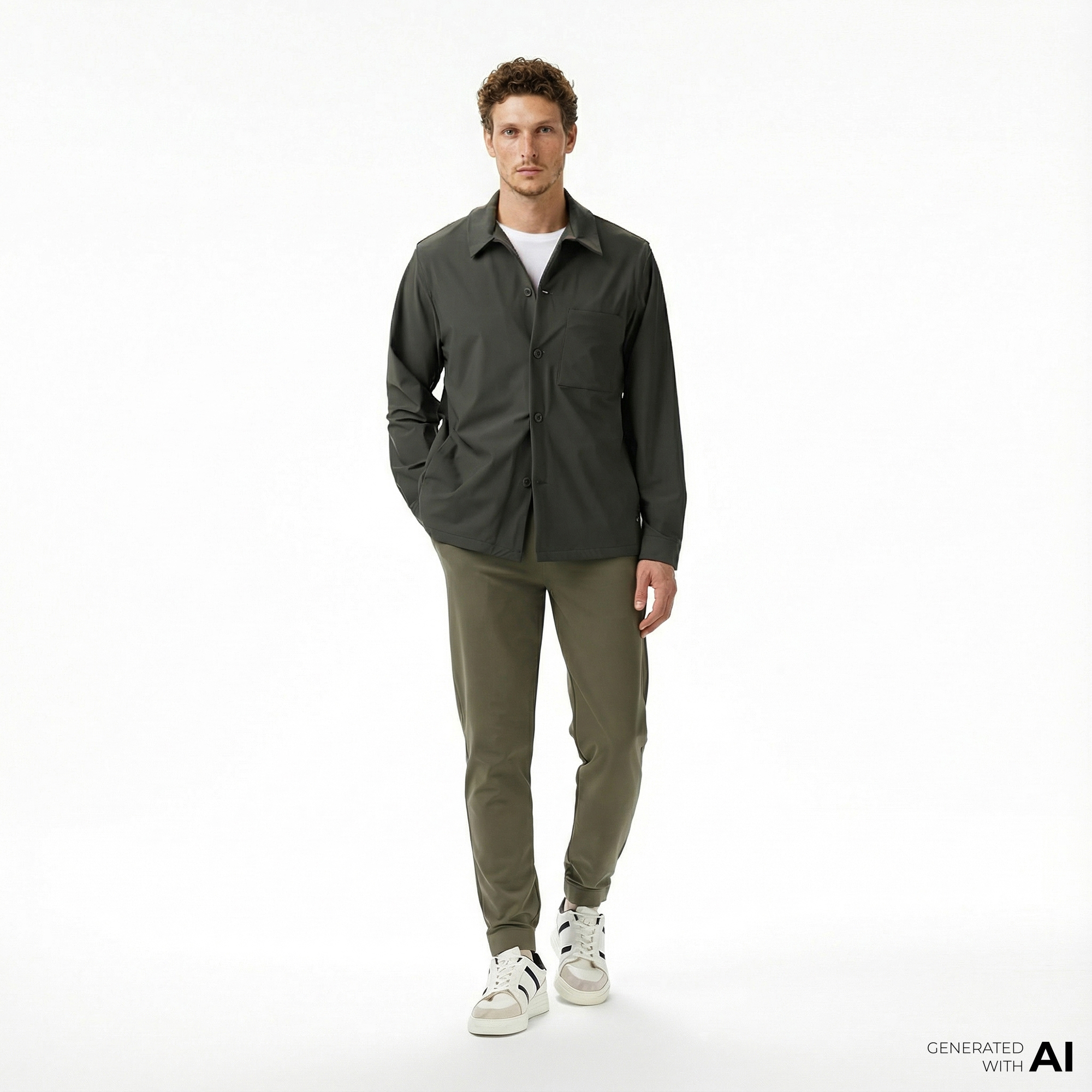  Nautica Erkek Yeşil Classic Fit Eşofman Altı