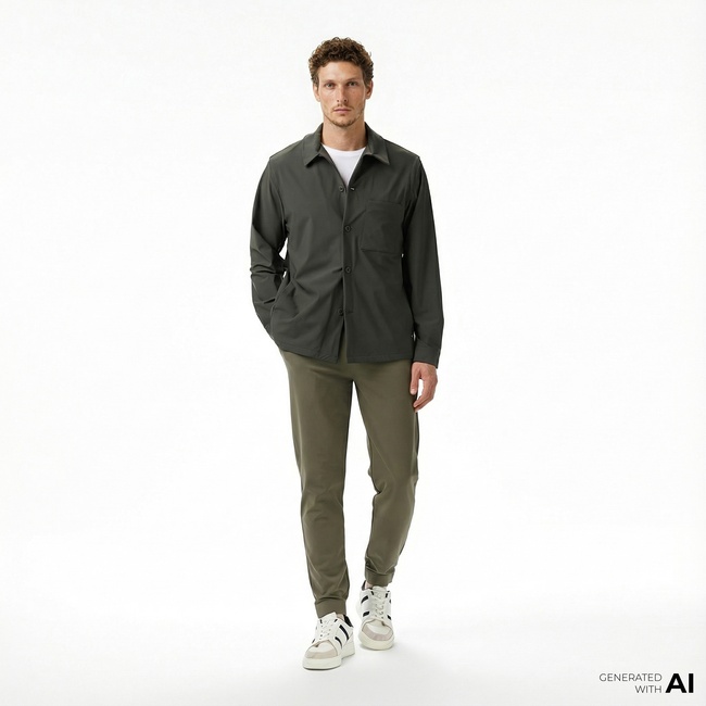  Nautica Erkek Yeşil Classic Fit Eşofman Altı