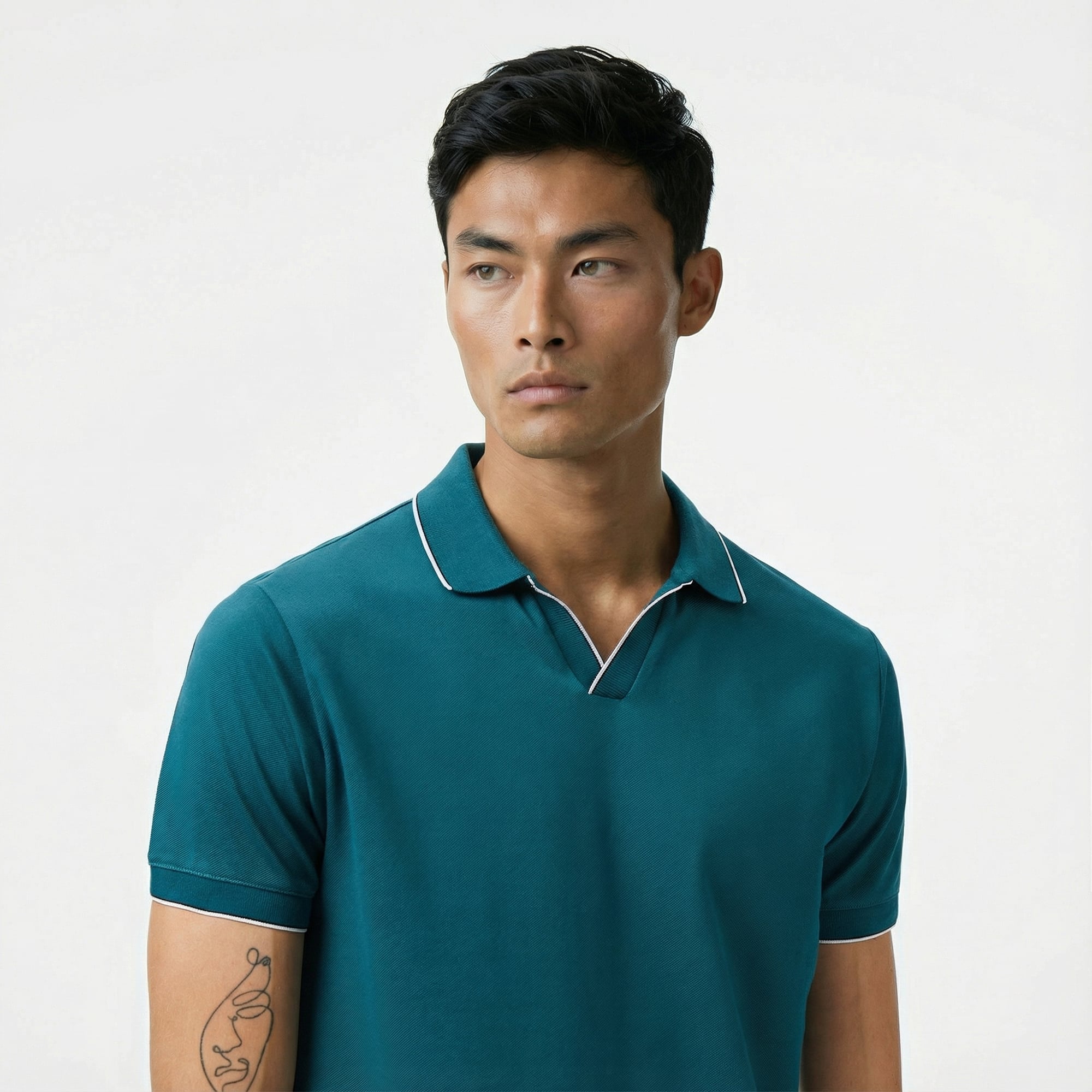  Nautica Erkek Yeşil Classic Fit Polo Yaka T-Shirt