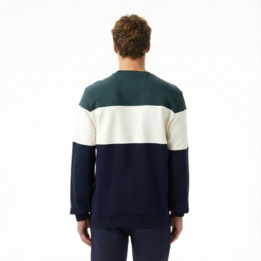 Nautica Erkek Yeşil Classic Fit Sweatshirt