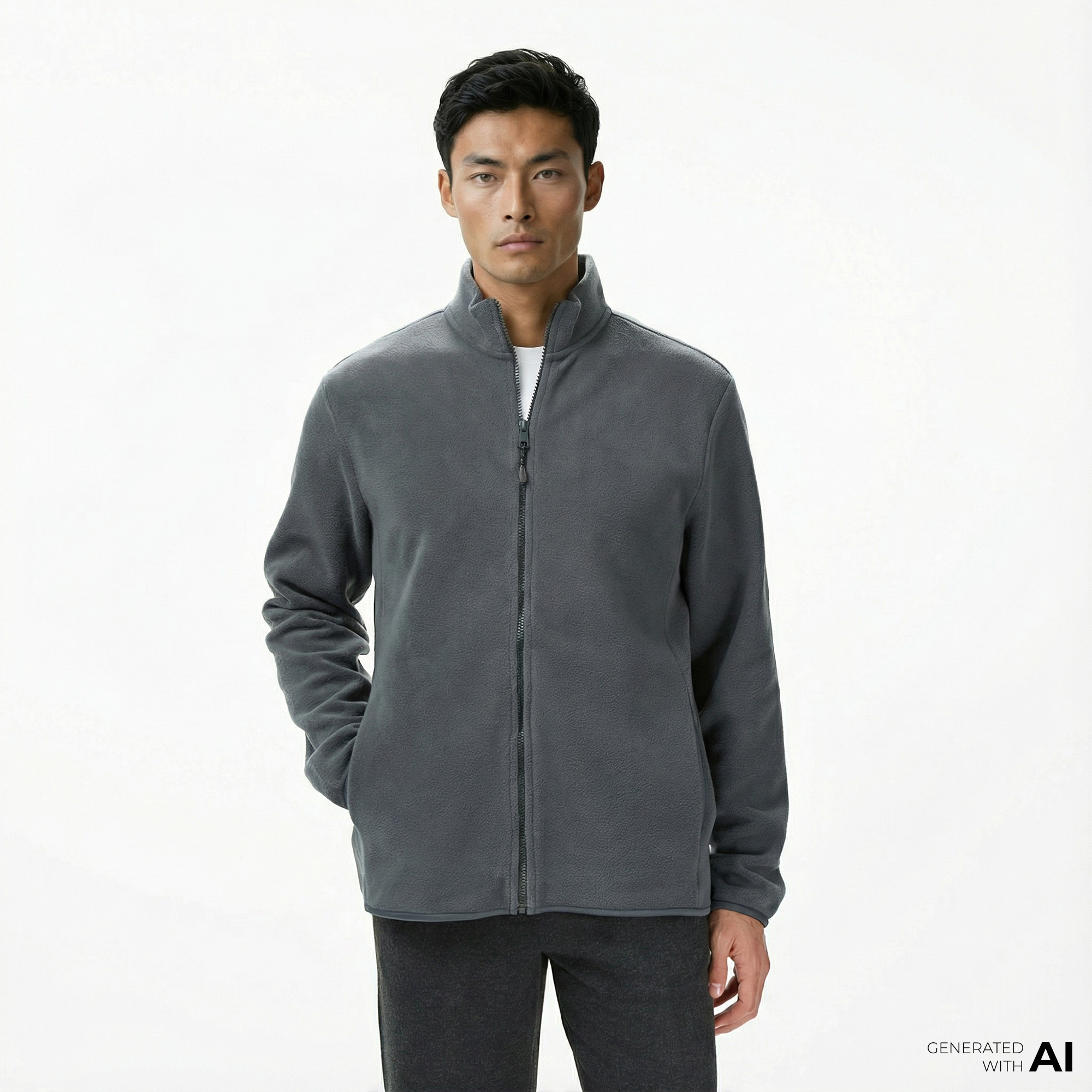  Nautica Erkek Gri Regular Fit Sweatshirt