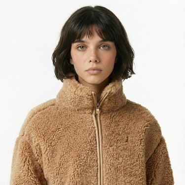  Nautica Kadın Bej Regular Fit Mont