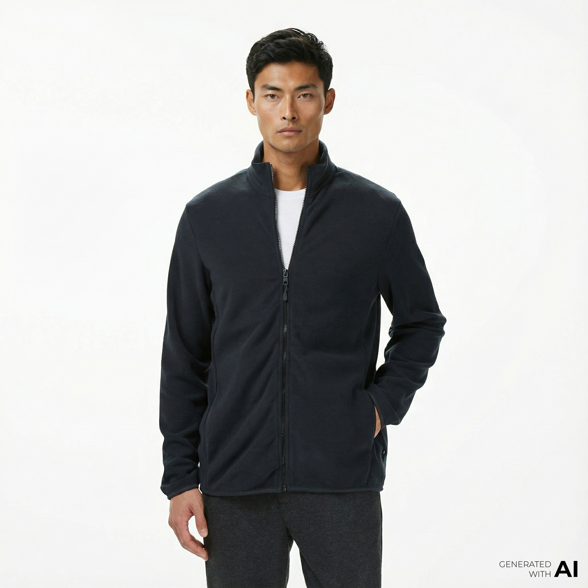  Nautica Erkek Siyah Regular Fit Sweatshirt