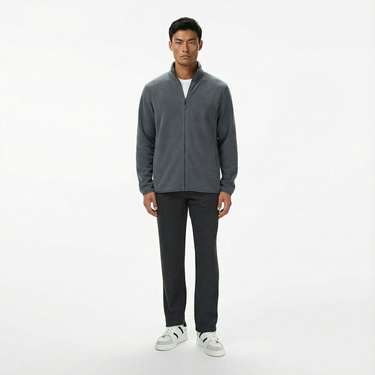  Nautica Erkek Gri Regular Fit Sweatshirt