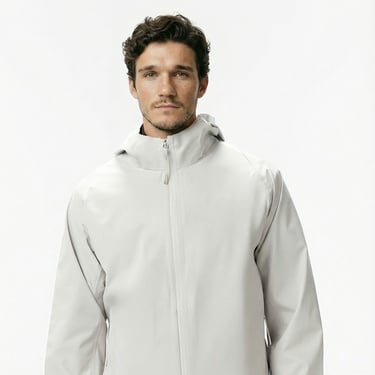  Nautica Erkek Gri Regular Fit Yağmurluk