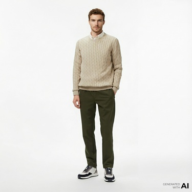  Nautica Erkek Yeşil Jogger Fit Pantolon