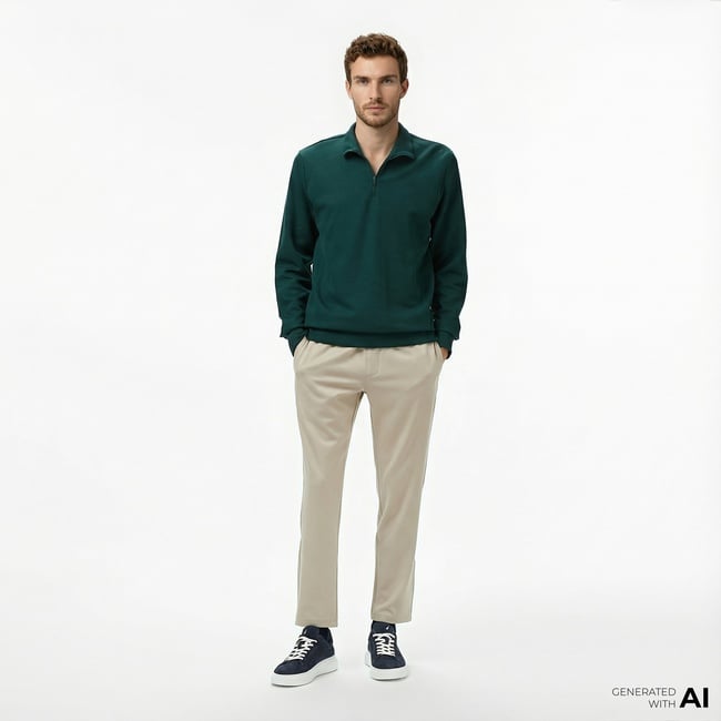  Nautica Erkek Bej Jogger Fit Pantolon