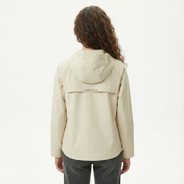  Nautica Kadın Krem Rengi Regular Fit Mont