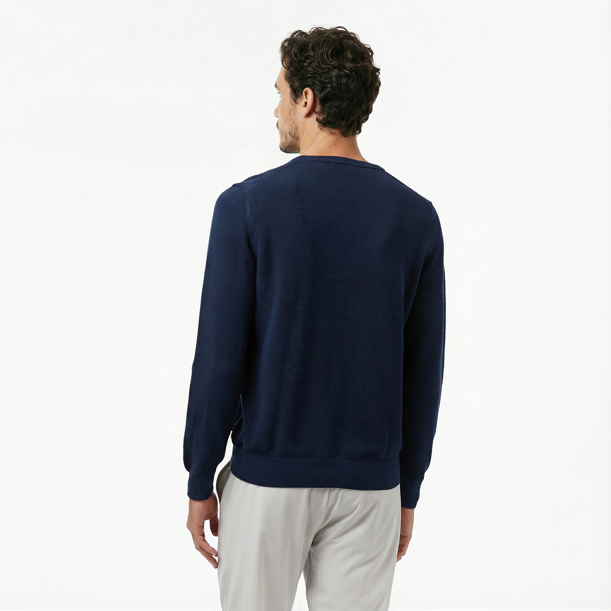  Nautica Erkek Lacivert Classic Fit Kazak