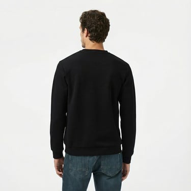  Nautica Erkek Siyah Classic Fit Sweatshirt