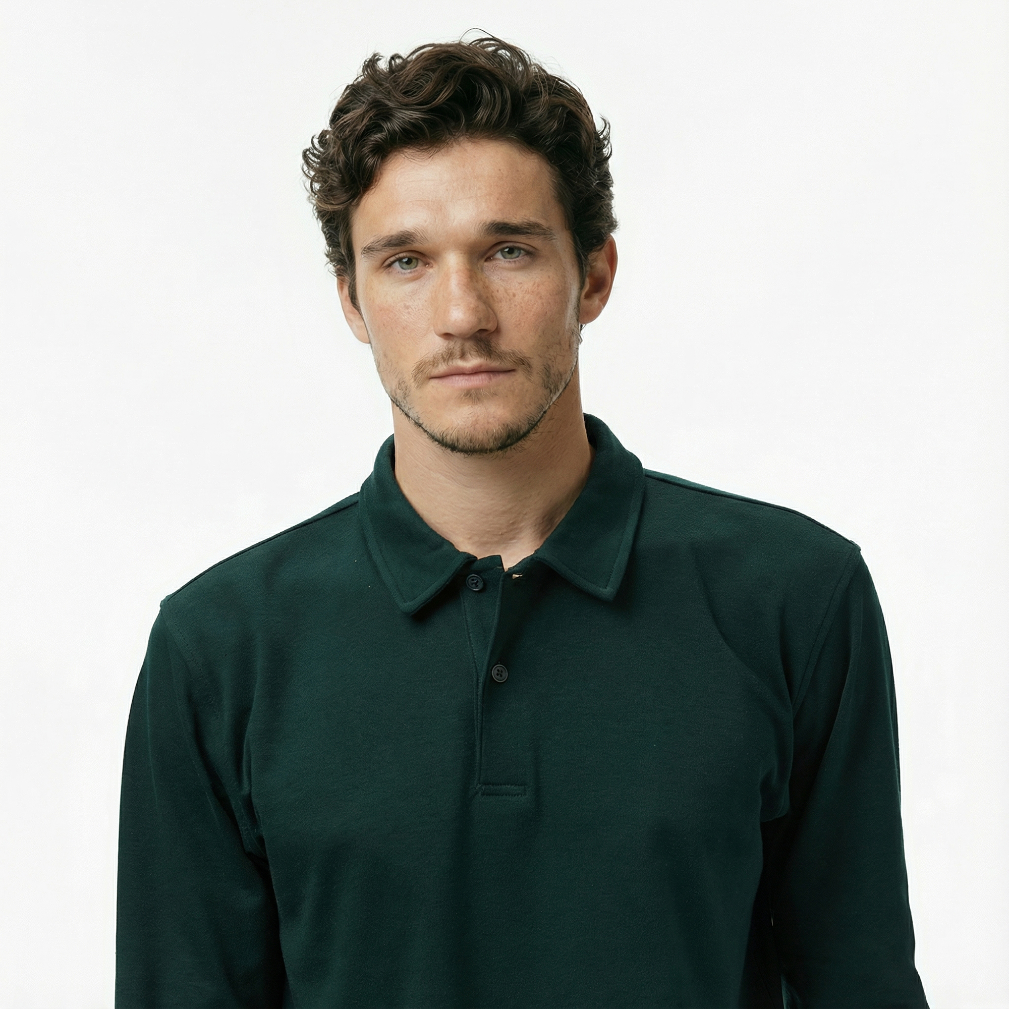  Nautica Erkek Yeşil Classic Fit Uzun Kollu Polo Yaka T-Shirt