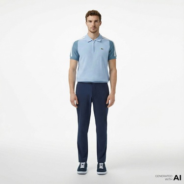  Lacoste Erkek Tapered Fit Lacivert Pantolon