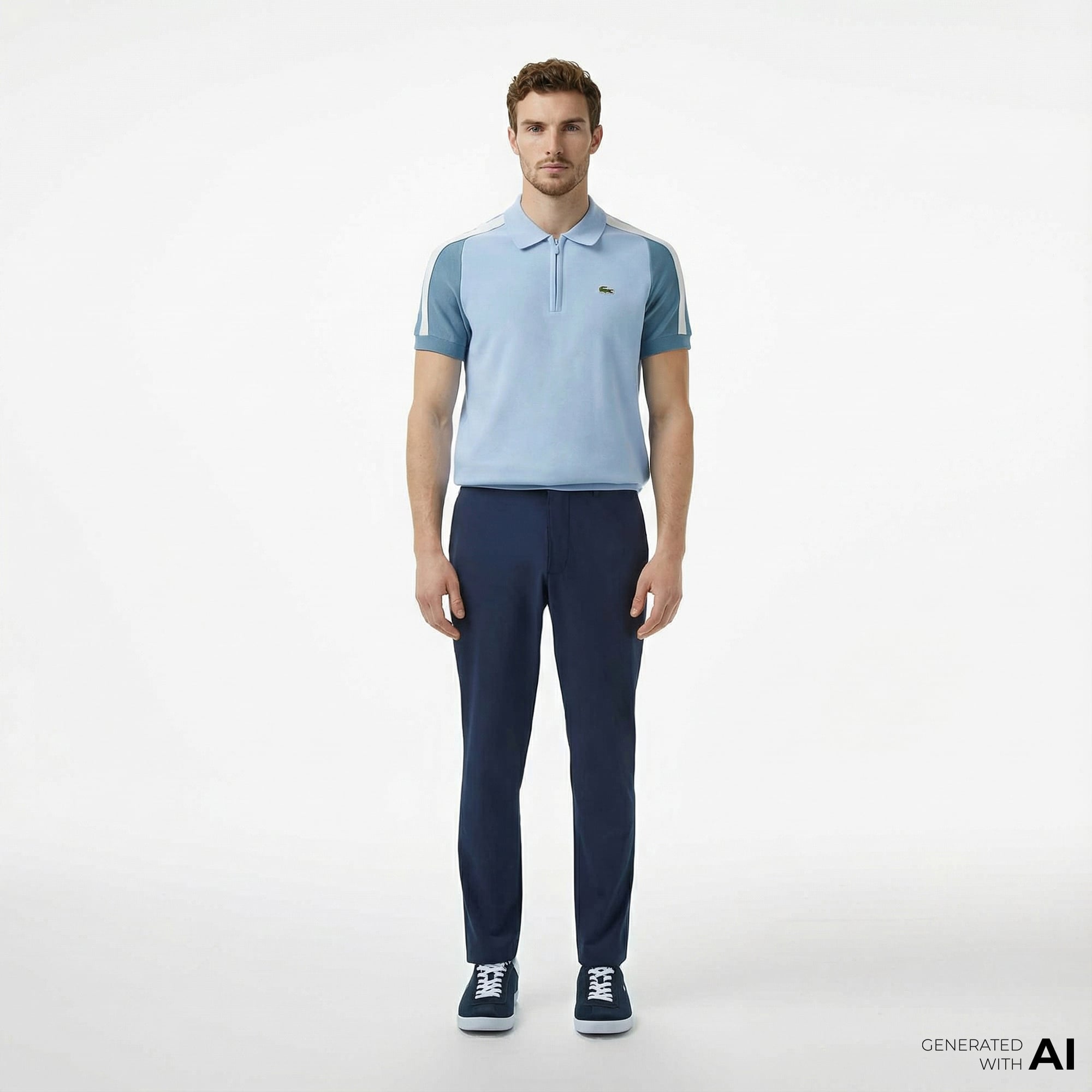  Lacoste Erkek Tapered Fit Lacivert Pantolon