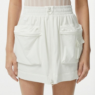  Lacoste Kadın Regular Fit Beyaz Etek