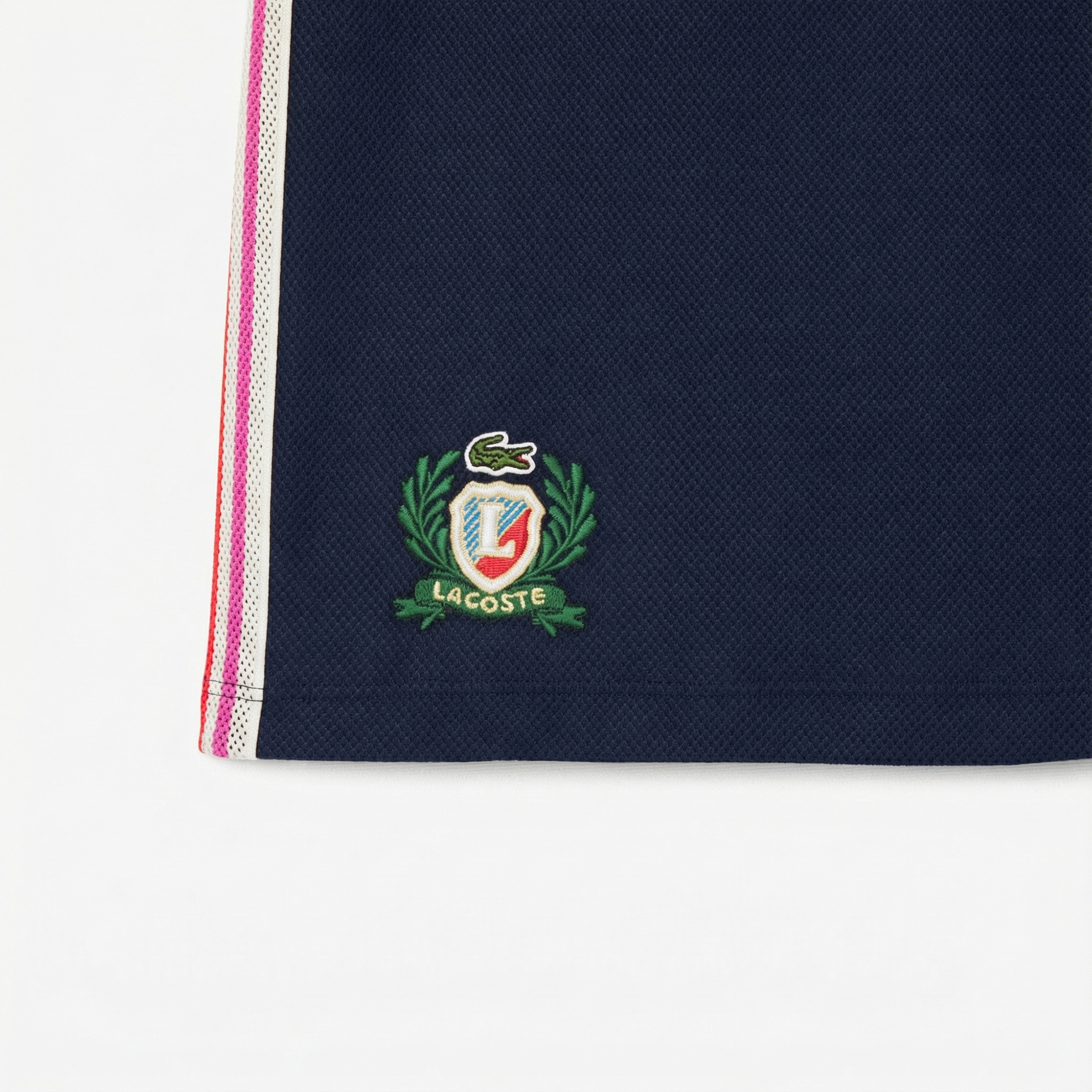  Lacoste Kadın Renk Bloklu Lacivert Etek