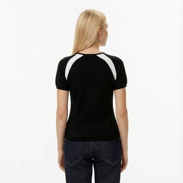  Calvin Klein Liquid Shine Sculpt Kadın Siyah Triko