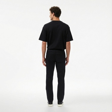  Calvin Klein Slim Cotton Stretch Chino Erkek Siyah Pantolon