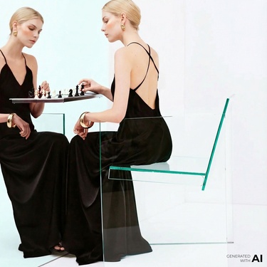  Fabby Kadın Siyah Elbise