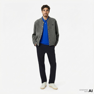  Lacoste Erkek Regular Fit Chino Koyu Mavi Pantolon