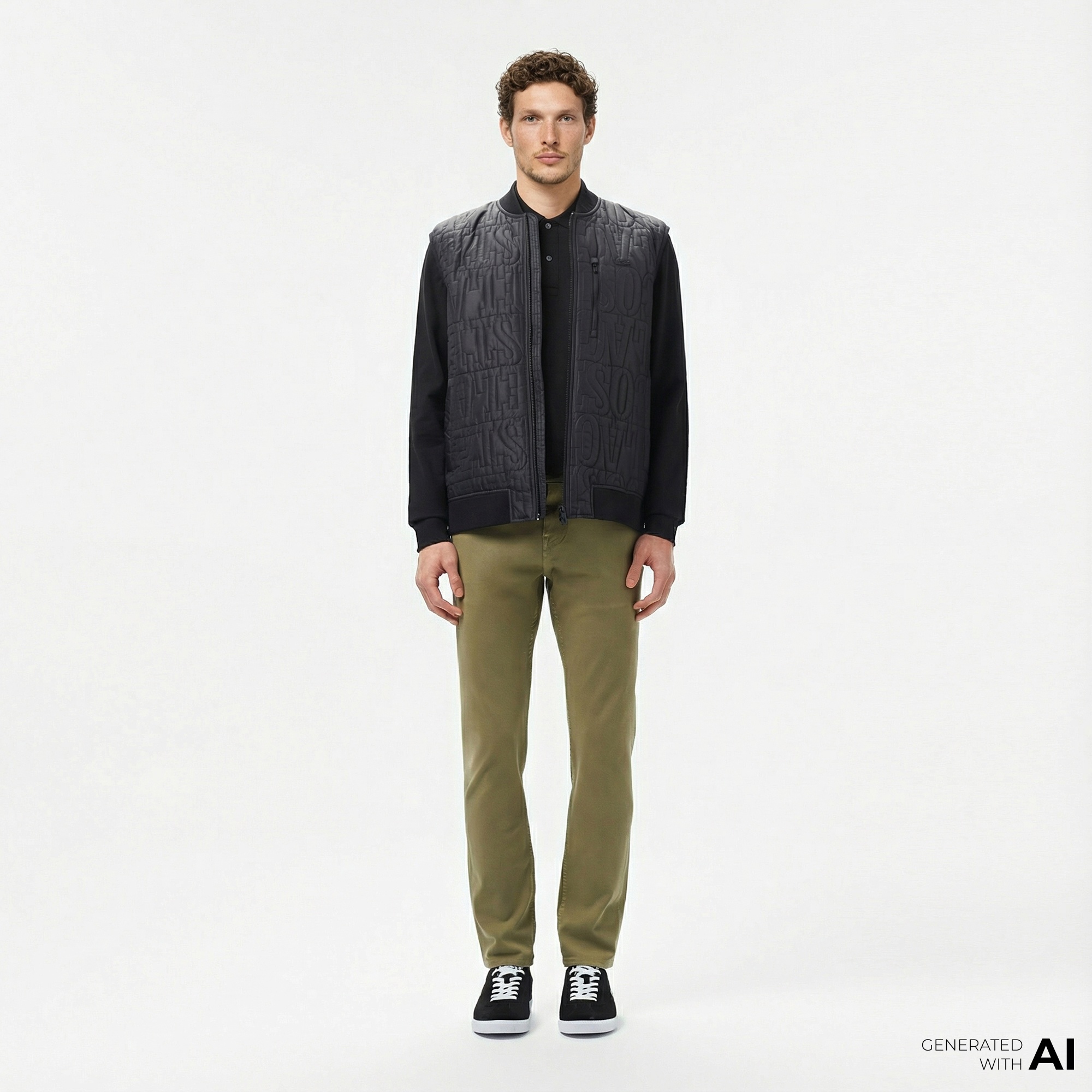 Lacoste Erkek Slim Fit Haki Jean Pantolon