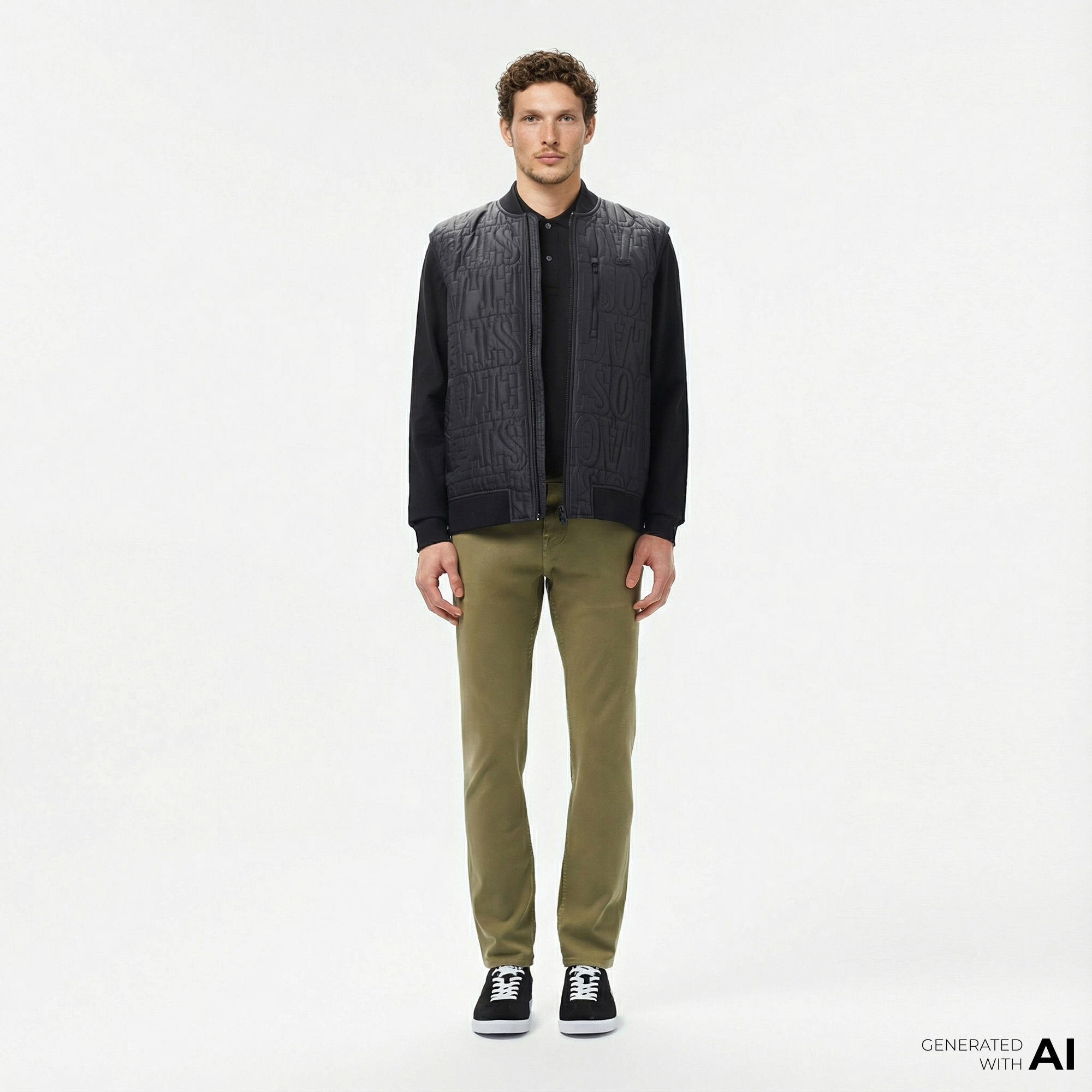  Lacoste Erkek Slim Fit Haki Jean Pantolon