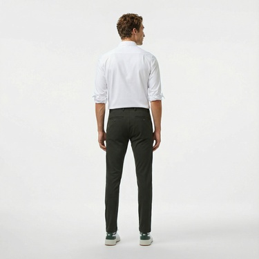  Lacoste Erkek Slim Fit Haki Chino Pantolon