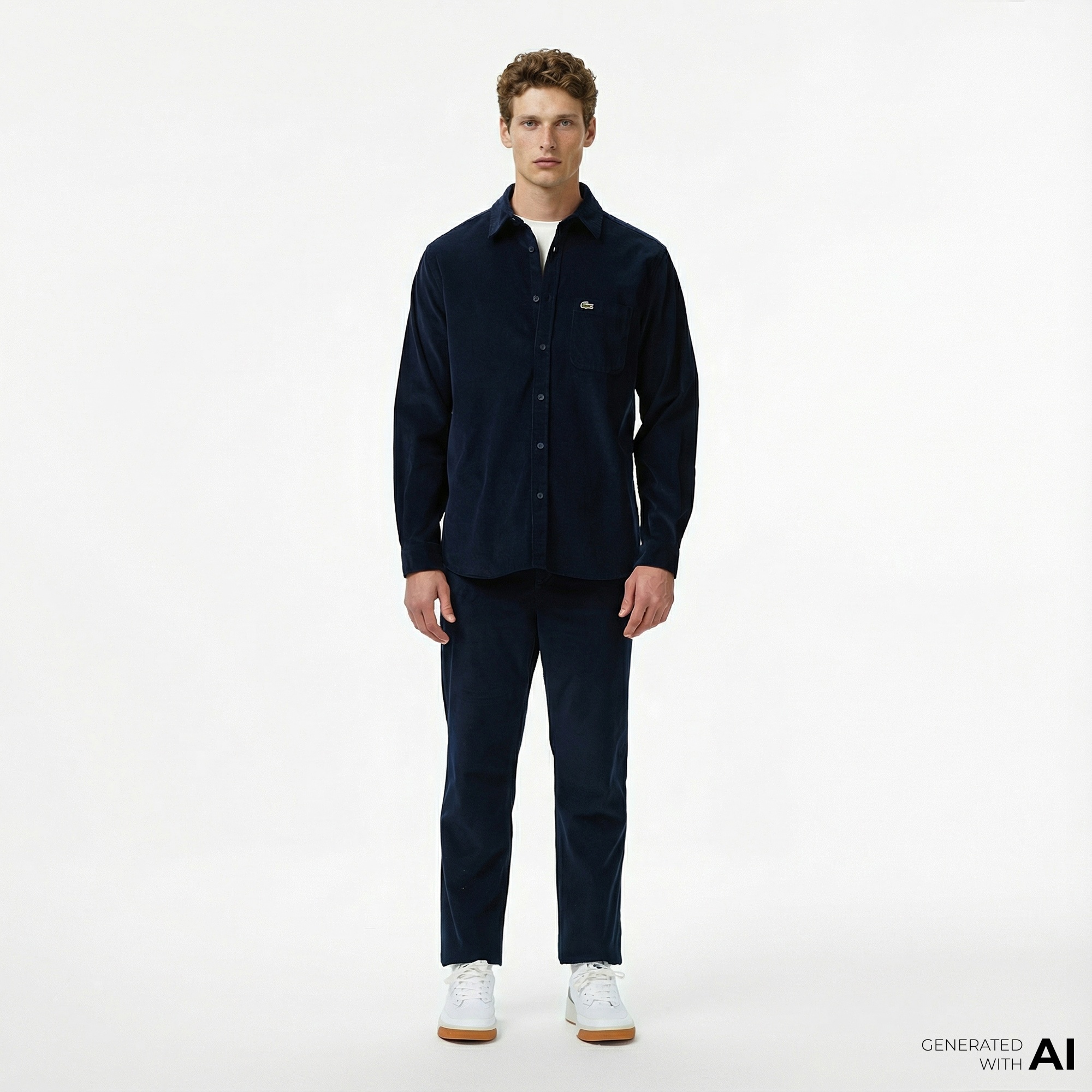 Lacoste Erkek Regular Fit Lacivert Pantolon