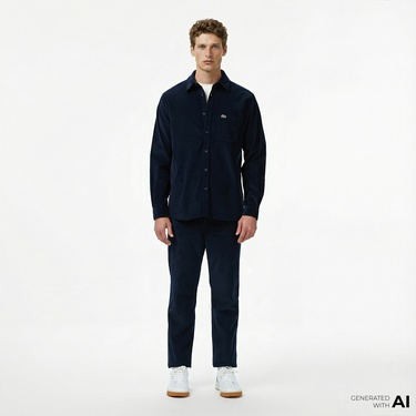 Lacoste Erkek Regular Fit Lacivert Pantolon