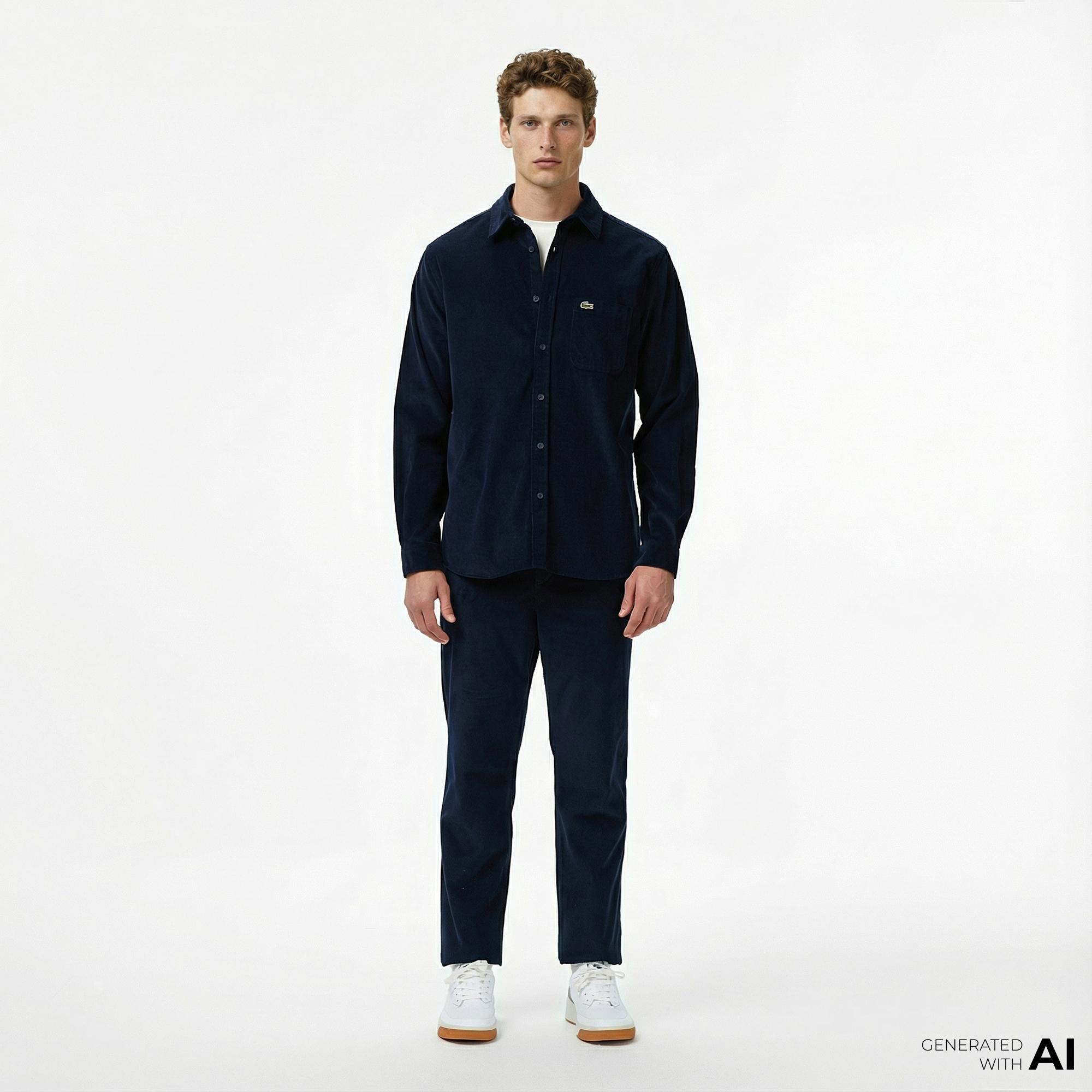  Lacoste Erkek Regular Fit Lacivert Pantolon