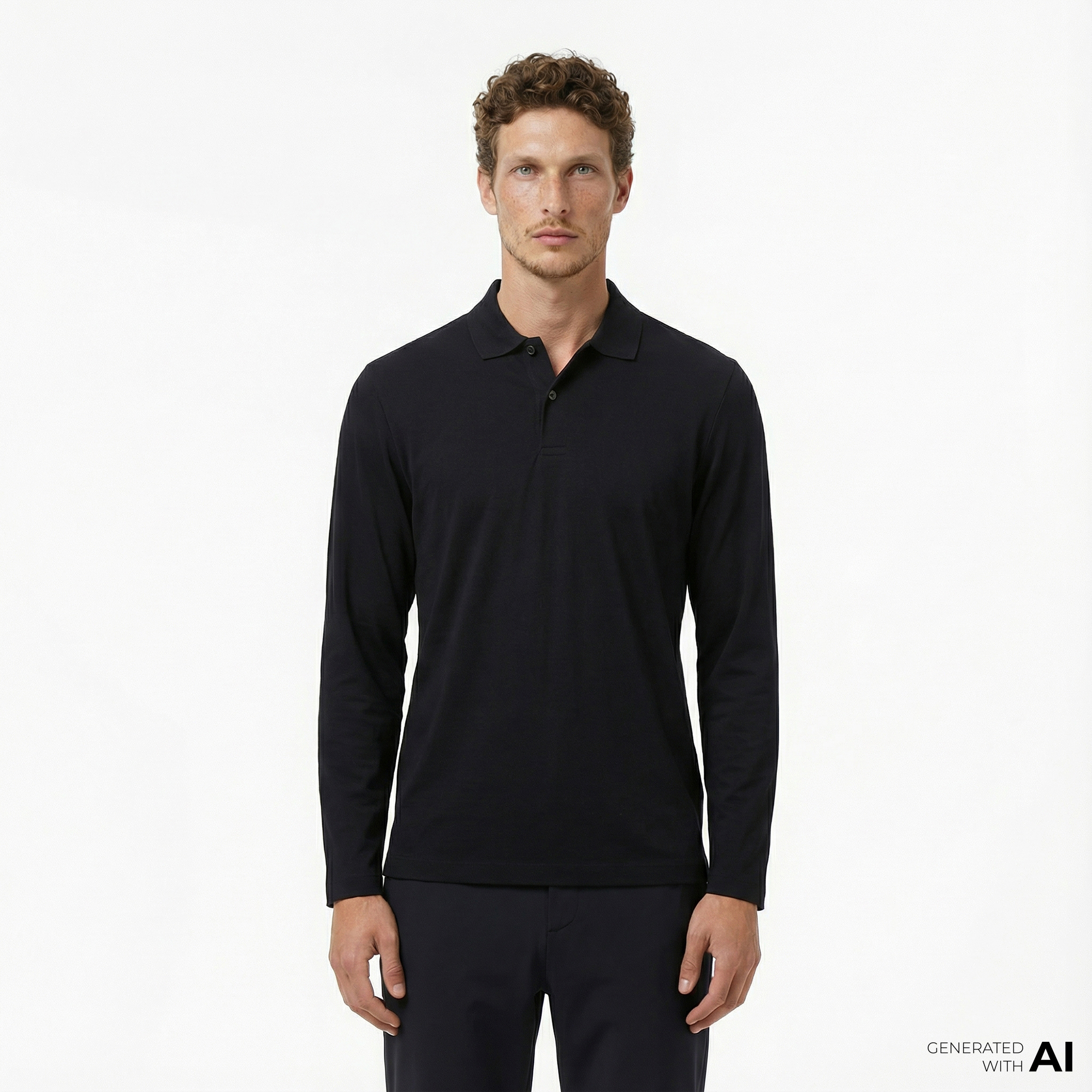  Nautica Erkek Siyah Classic Fit Polo Yaka T-Shirt