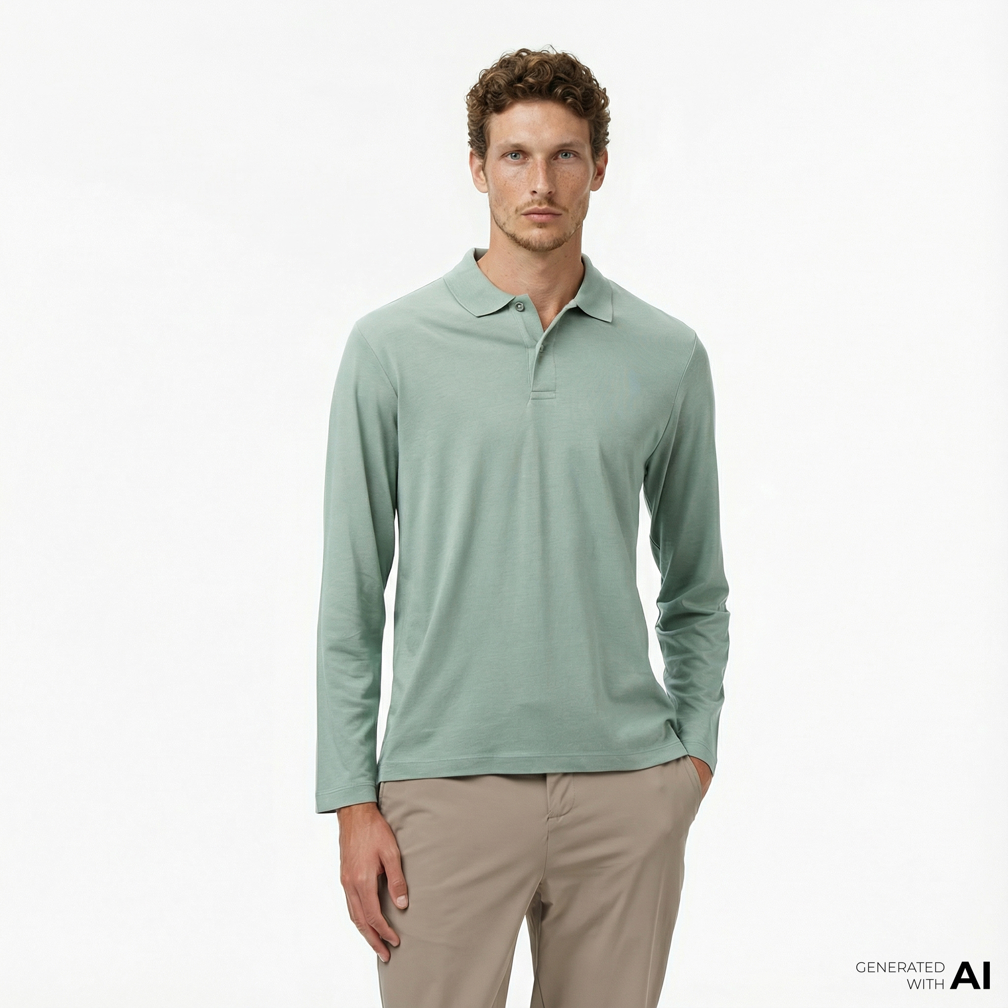  Nautica Erkek Yeşil Classic Fit Polo Yaka T-Shirt