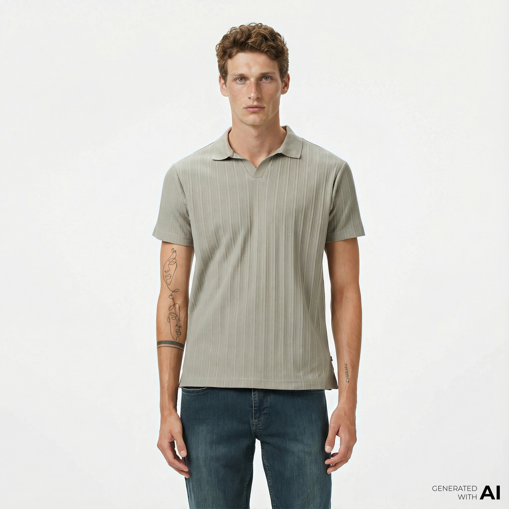  Nautica Erkek Yeşil Classic Fit Polo Yaka T-Shirt