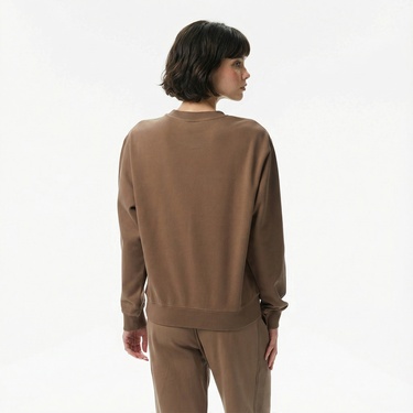  P.E Nation Heads Up 2 Kadın Kahverengi Sweatshirt