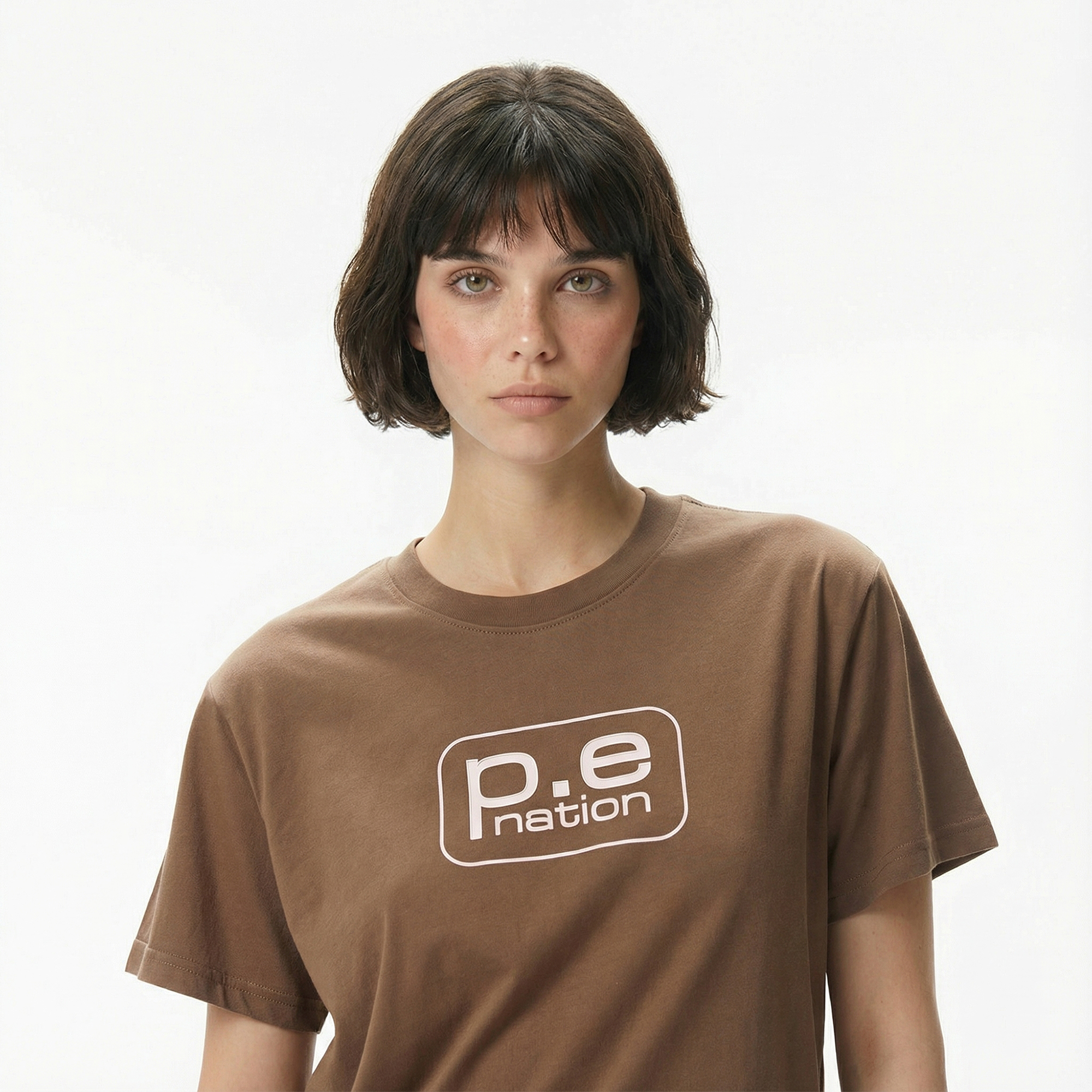  P.E Nation Flux Kadın Kahverengi T-Shirt