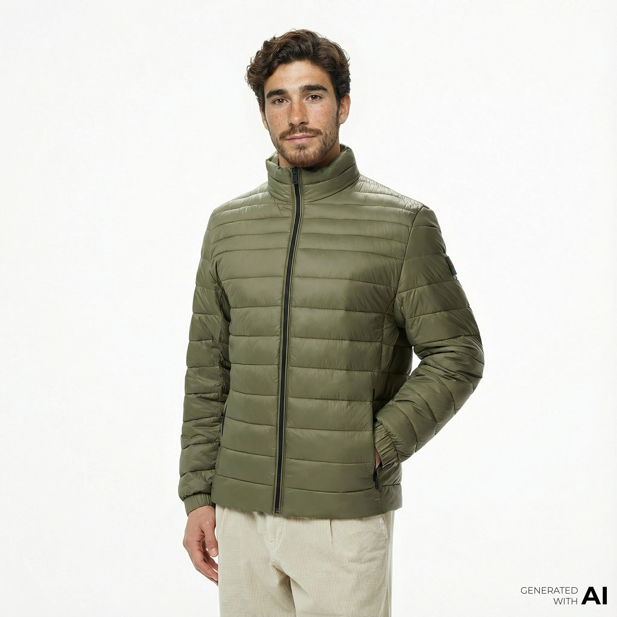  Boss Oden Erkek Yeşil Mont