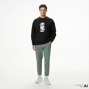  Boss Zone Erkek Yeşil Eşofman Altı