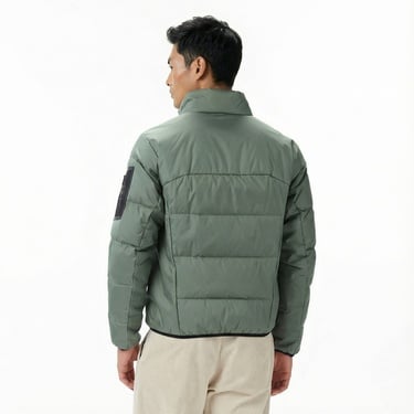  Boss Urbanex Puffer Erkek Yeşil Mont