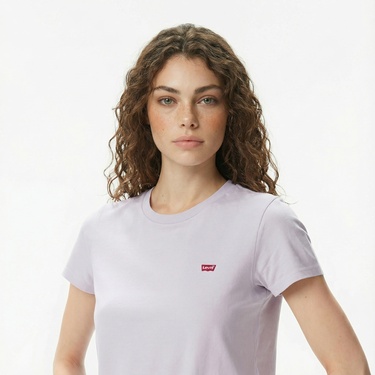  Levi's Perfect Kadın Lila T-Shirt