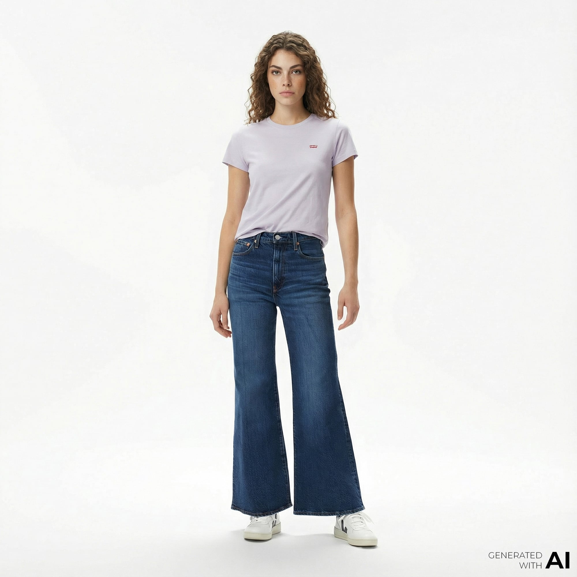  Levi's Bootcut Romantic Story Kadın Mavi Jean