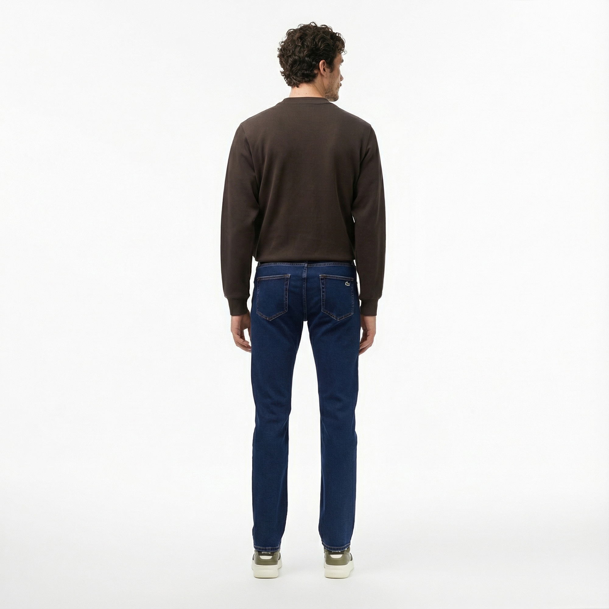 Lacoste Erkek Regular Fit Lacivert Jean Pantolon